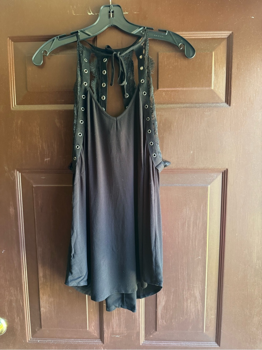 Rock & Republic Black Tank Top Size Large